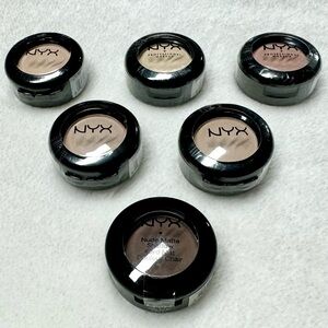 NYX eyeshadows • set of 6